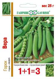 Горох Вера,сахарный (1+1=3) (гавриш) 25,0 гр Горох Вера,сахарный (1+1=3) (гавриш) 25,0 гр