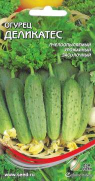 Огурец Деликатес (дом семян) 10 шт Огурец Деликатес (дом семян) 10 шт
